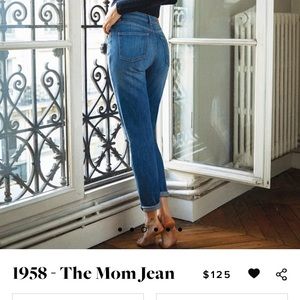 Sezane mom jeans